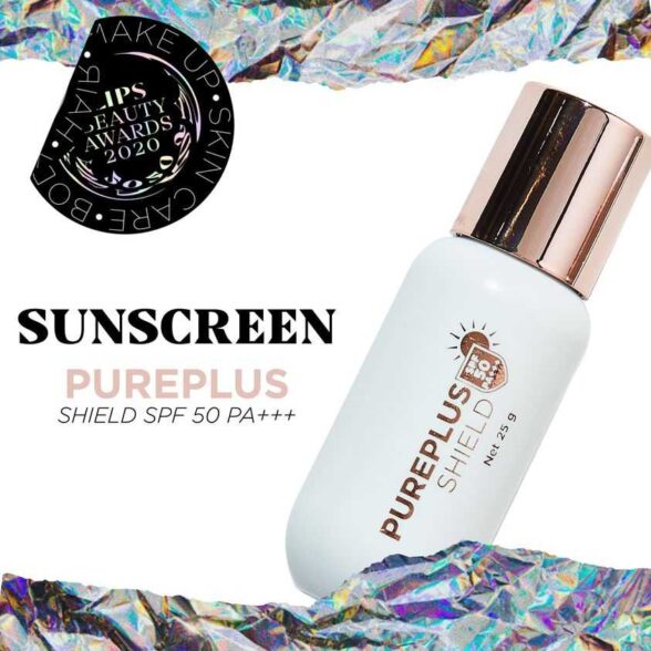 Pureplus Shield SPF 50 PA+++ กันแดดเนื้อน้ำนม เบาบาง ปกป้องผิวจากแสงแดด และ PM2.5